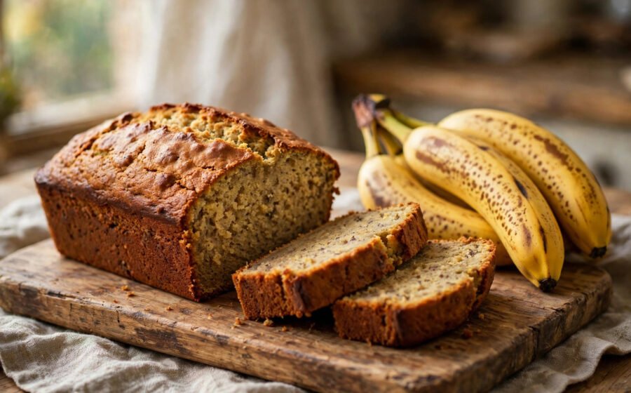 Easy Banana Bread Recipe – Moist & Full of Banana Flavor